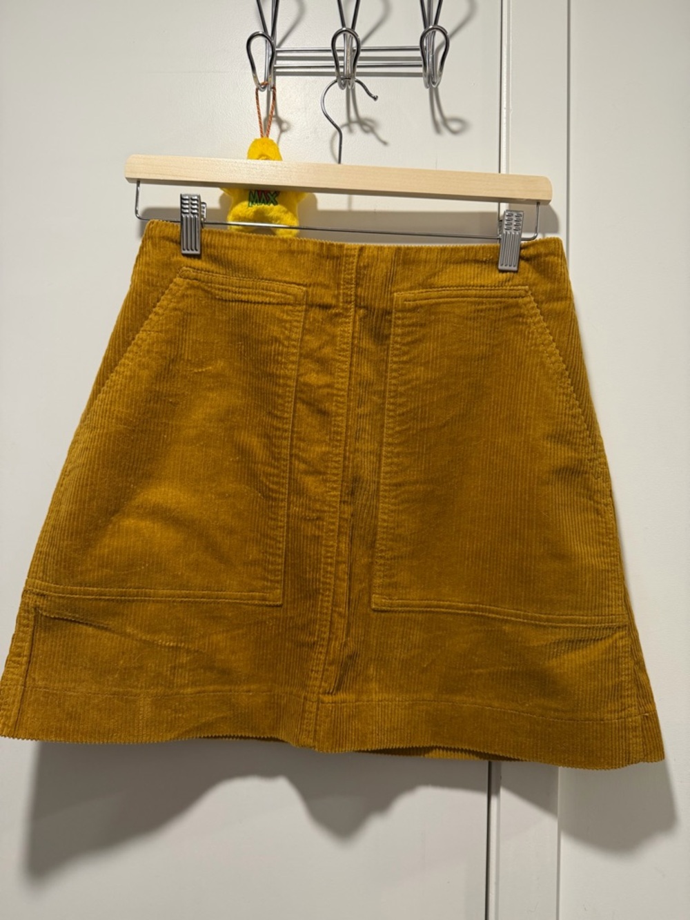 Uniqlo Corduroy A-Line Skirt in Mustard
